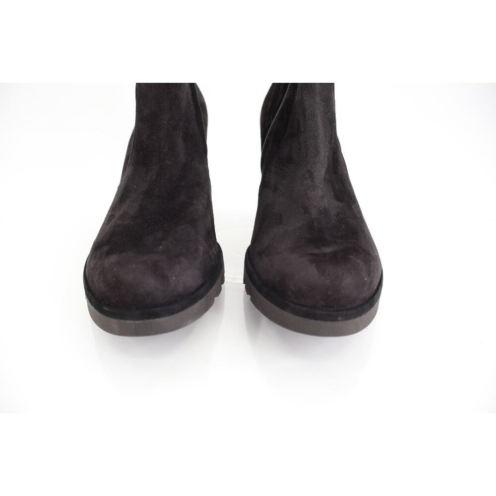 Paul Green Womens Nadia Ankle Boots Block Heel Platform Black Suede Size 10.5 - Picture 5 of 15